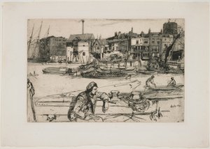 Molo Černého lva od James Abbott McNeill Whistler