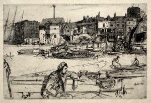 Přístaviště černých lvů, 1859. od James Abbott McNeill Whistler
