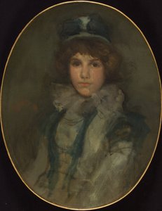 Blue and Coral: The Little Blue Bonnet, 1898 od James Abbott McNeill Whistler