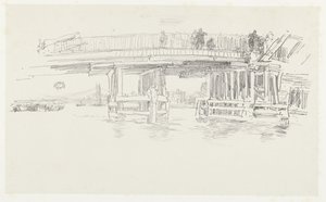 Most přes Temži Starý most Battersea od James Abbott McNeill Whistler
