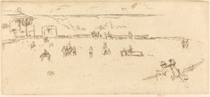 Vzpínající se kůň. od James Abbott McNeill Whistler
