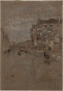 Kanál v Benátkách (tabákový sklad) od James Abbott McNeill Whistler