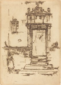 Kaple Doorway, Montresor, 1888. od James Abbott McNeill Whistler