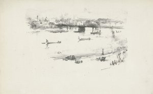 Železniční most Charing Cross od James Abbott McNeill Whistler
