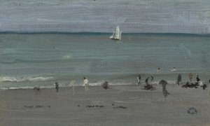 Pobřežní scéna, Bathers, 1884-85 od James Abbott McNeill Whistler