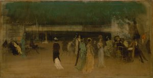 Cremorne Gardens, č. 2, kolem 1870-80 od James Abbott McNeill Whistler