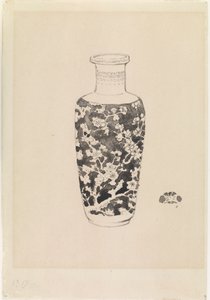 Válcová váza se silným hrdlem, 1876. od James Abbott McNeill Whistler