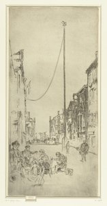 De stožár Stožár Benátky: Dvanáct leptů (název série) od James Abbott McNeill Whistler