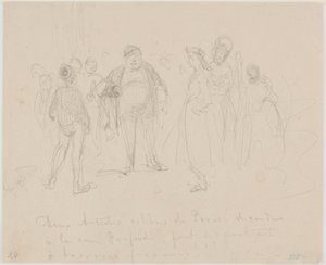 Dva slavní umělci z Paříže, 1858. od James Abbott McNeill Whistler