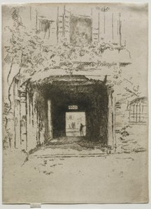 Dveře a réva, 1886. od James Abbott McNeill Whistler