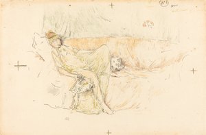 Zahalená postava, ležící, 1892. od James Abbott McNeill Whistler