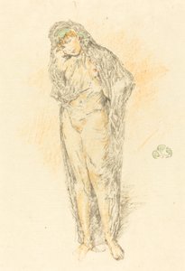 Zahalená postava, stojící, 1891. od James Abbott McNeill Whistler