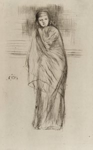 Zahalený model, 1870. od James Abbott McNeill Whistler