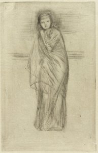 Zahalený model, 1870. od James Abbott McNeill Whistler