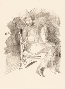 Světlo ohně: Joseph Pennell č. 1 od James Abbott McNeill Whistler