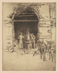Flaming Forge, 1901. od James Abbott McNeill Whistler