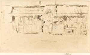 Obchod s nábytkem, c. 1887. od James Abbott McNeill Whistler