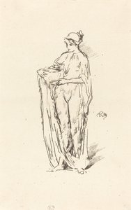 Dívka s mísou, 1895. od James Abbott McNeill Whistler