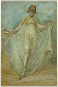 Zelená a modrá: Tanečnice, kolem roku 1893 od James Abbott McNeill Whistler