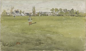 Zelená a stříbrná: Beaulieu, Touraine od James Abbott McNeill Whistler