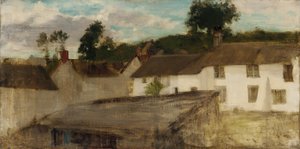Zelená a stříbrná: The Devonshire Cottages, 1883 nebo 1884. od James Abbott McNeill Whistler