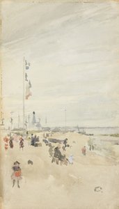 Šedá a perleťová: Bannery na svátky, 1883-84 od James Abbott McNeill Whistler