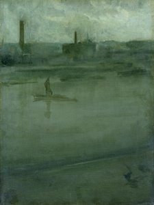 Šedá a stříbrná: Temže od James Abbott McNeill Whistler