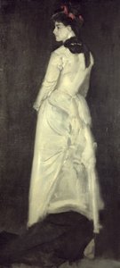 Harmony in Flesh Color and Black: Portrét slečny Louise Jopling (1843-1933) od James Abbott McNeill Whistler