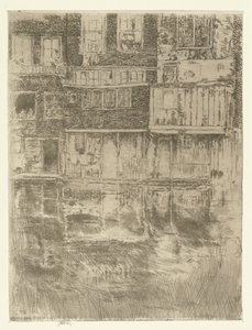 Domy v Amsterdamu Square House, Amsterdam od James Abbott McNeill Whistler