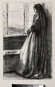 Ilustrace pro hraběte Bruckhardta ve filmu Jednou za týden, 1862. od James Abbott McNeill Whistler