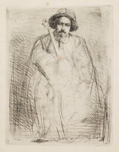J. Becquet, sochař, 1859. od James Abbott McNeill Whistler