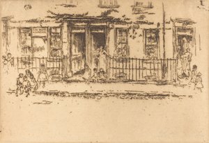 Justice Walk - Chelsea, c. 18861888. od James Abbott McNeill Whistler