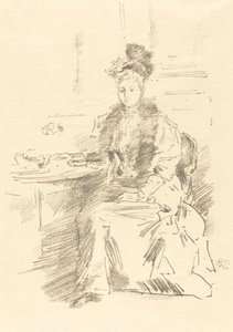 The Pretty New Yorker, 1894. od James Abbott McNeill Whistler