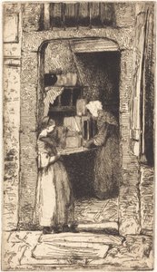 Prodejce hořčice, 1858. od James Abbott McNeill Whistler