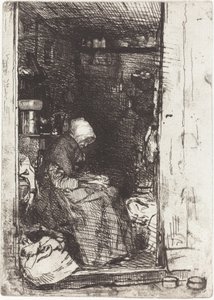 Stará žena v hadrech, 1858. od James Abbott McNeill Whistler