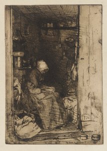 Stará žena v hadrech, 1858. od James Abbott McNeill Whistler