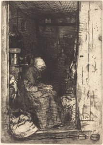 Stará žena v hadrech, 1858. od James Abbott McNeill Whistler