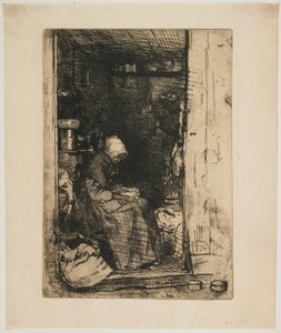 La Vielle aux Loques z Dvanácti leptů podle přírody od James Abbott McNeill Whistler