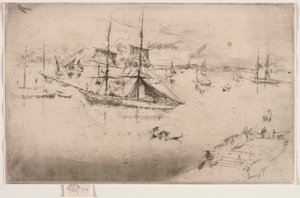 Laguna: poledne, 1886. od James Abbott McNeill Whistler
