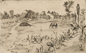 Krajina s koňmi, 1859. od James Abbott McNeill Whistler