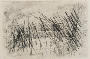 Krajina s rybářem, 1861. od James Abbott McNeill Whistler