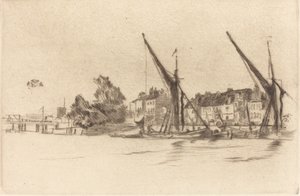 Lindsey Houses, 1877. od James Abbott McNeill Whistler