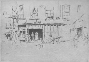Malý dvůr, c1881, 1904 od James Abbott McNeill Whistler