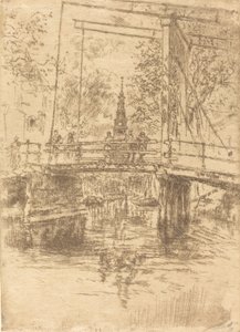 Malý padací most, Amsterdam, 1889. od James Abbott McNeill Whistler
