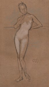 Malý akt, c1888 od James Abbott McNeill Whistler