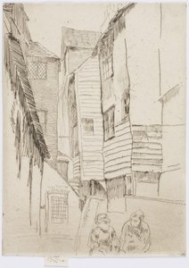 Little Smithfield, kolem roku 1877 (lept na papíře) od James Abbott McNeill Whistler