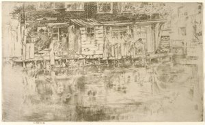 Long House, Barvírna, Amsterdam, 1889 od James Abbott McNeill Whistler