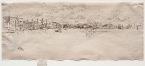 Dlouhé Benátky. od James Abbott McNeill Whistler