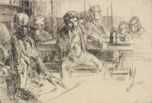 Longshore men, 1859. od James Abbott McNeill Whistler