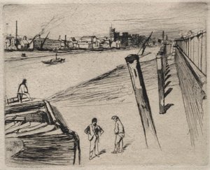 Millbank, 1861. od James Abbott McNeill Whistler